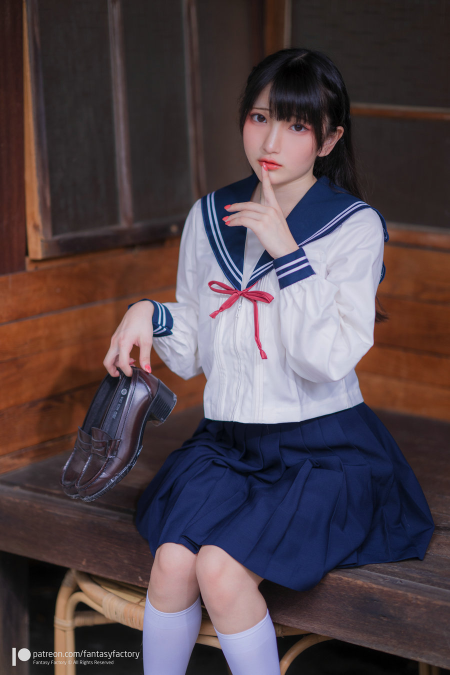 [Fantasy Factory] 小丁Cosplay写真 – 女子高生 [54P-134MB]-优选资源网