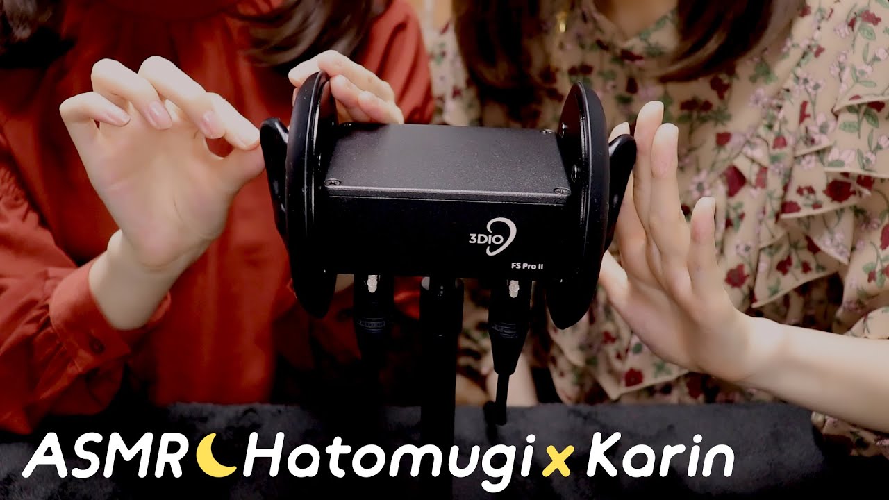 [双人ASMR] Hatomugi VS  華凛 合作日语ASMR催眠 + 耳朵清洁按摩-Hatomugi ASMR-优选资源网
