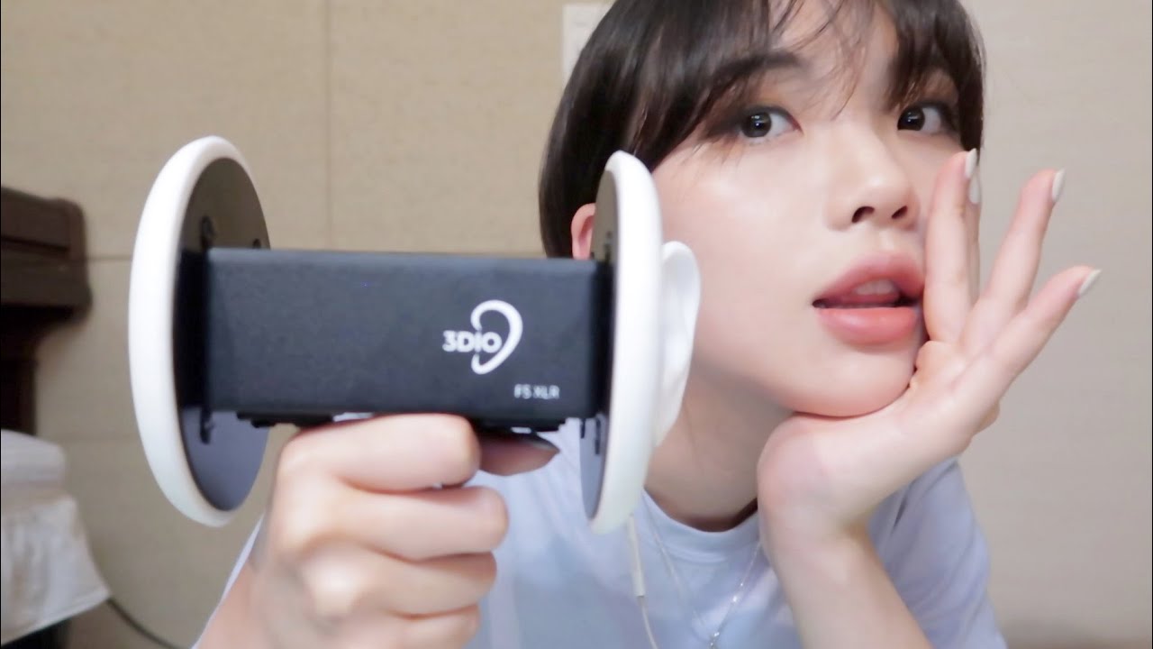 3Dio麦克风测试（敲击，耳朵清洁，嘴巴声音）-Judy asmr-优选资源网