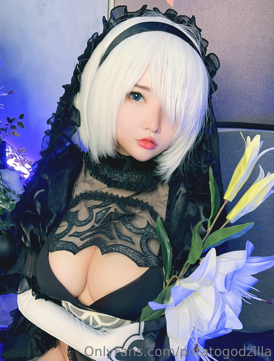 Coser小姐姐Potato Godzilla – 2B Bride [30P-63MB]-优选资源网