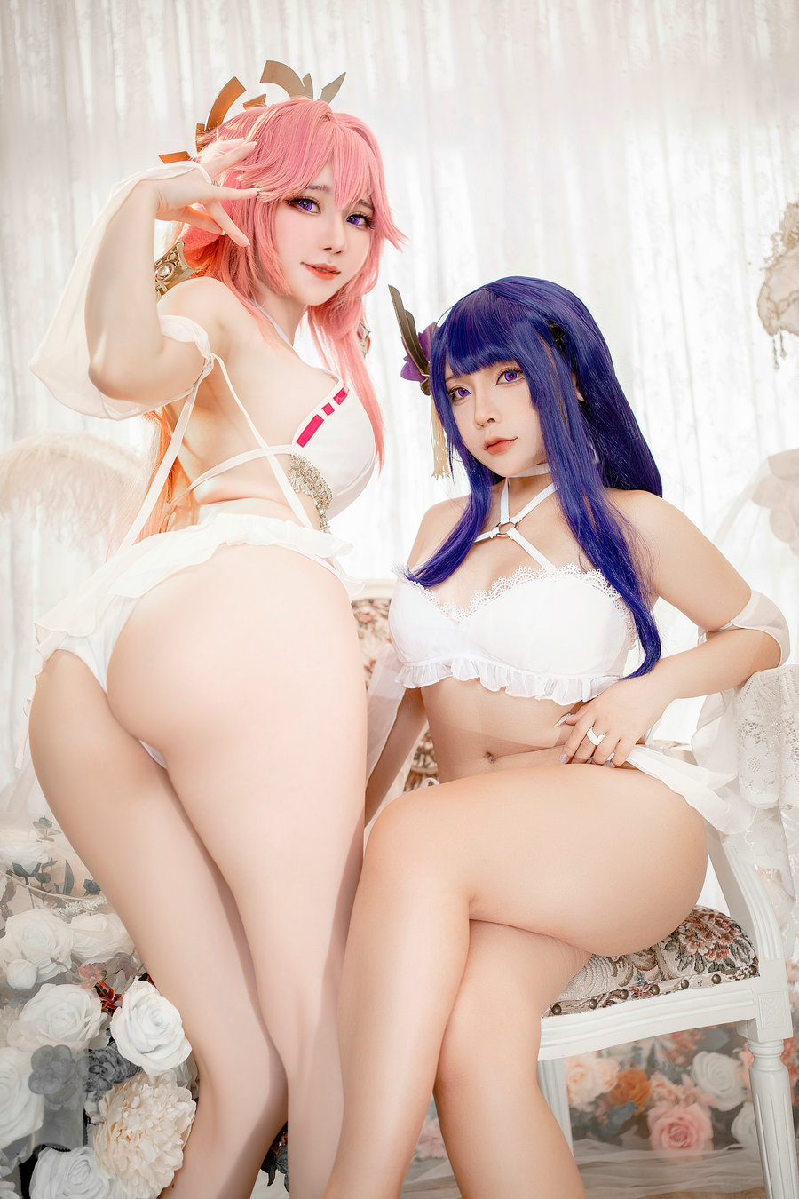 Sayo Momo&Sally – RAIDEN x YAE [20P-174MB]-优选资源网