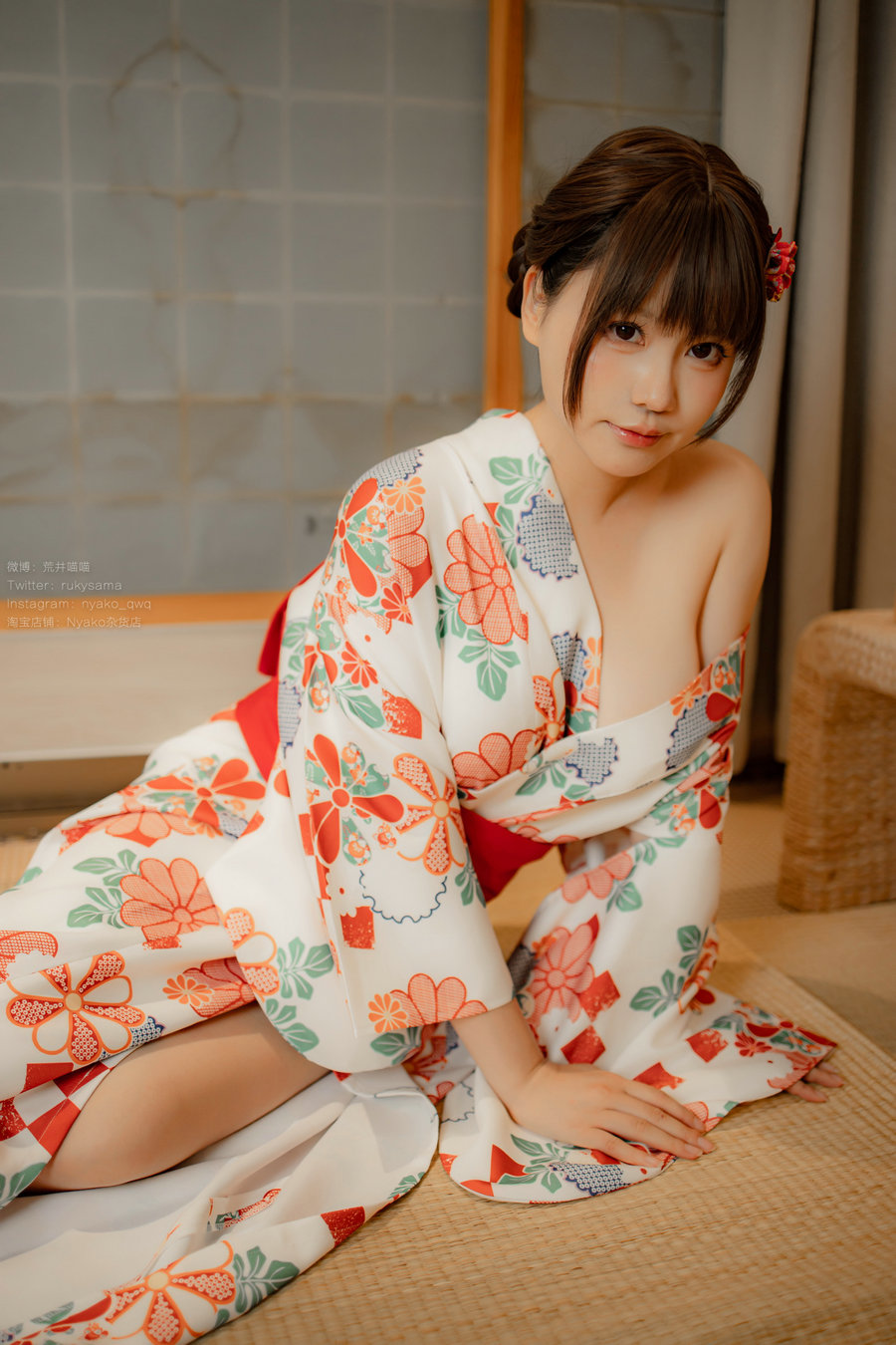 萌妹子Nyako喵子 – 和风烂漫 浴衣 [152P1V-1.04GB]-优选资源网