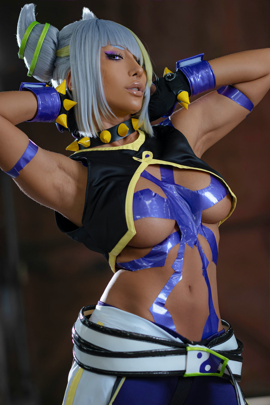 [Cosplay] [nonsummerjack] non – Juri Fighter [195P376MB]-优选资源网