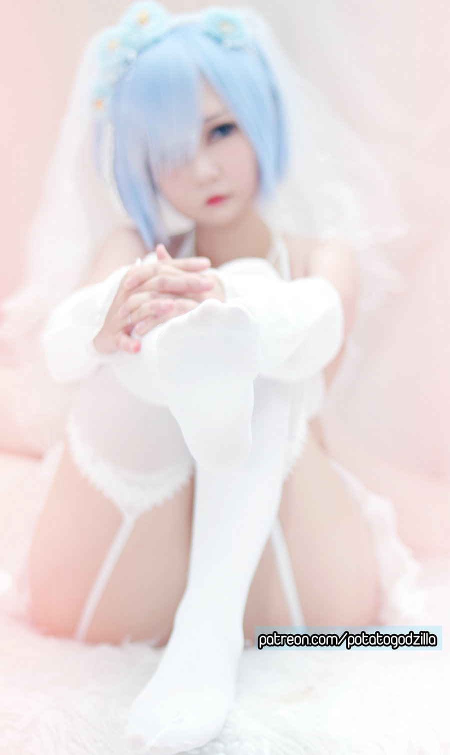 Coser小姐姐Potato Godzilla – Bride Rem [42P-156MB]-优选资源网