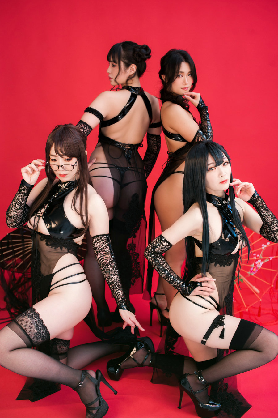 Maru まる, Nami Minam 美南ナミ, Rin Kanade 凛々奏, RoseMelle – Gorgeous Smokey [268P382MB]-优选资源网
