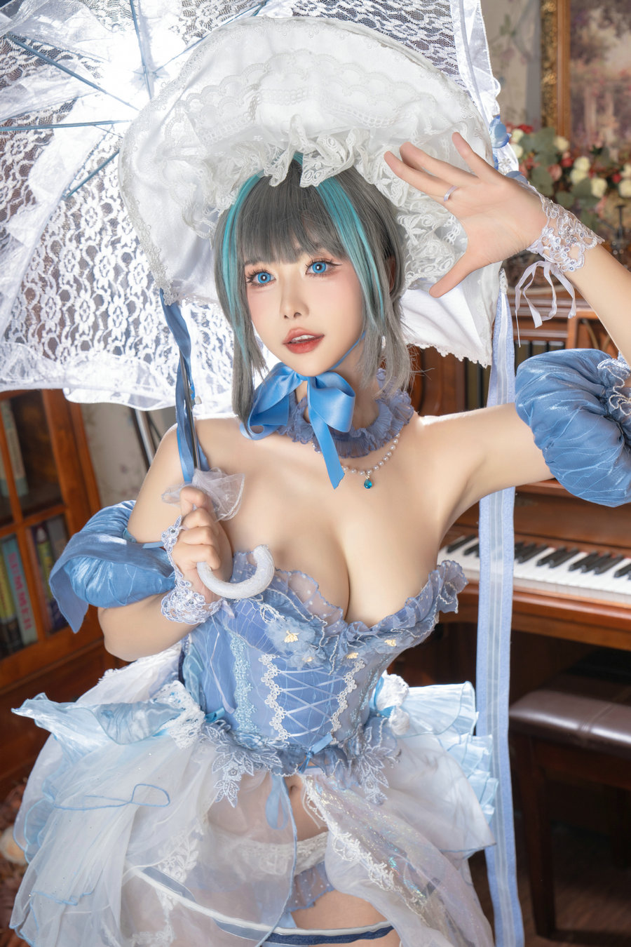 微博妹子Momoko葵葵 – 柴郡礼服 [27P-211MB]-优选资源网