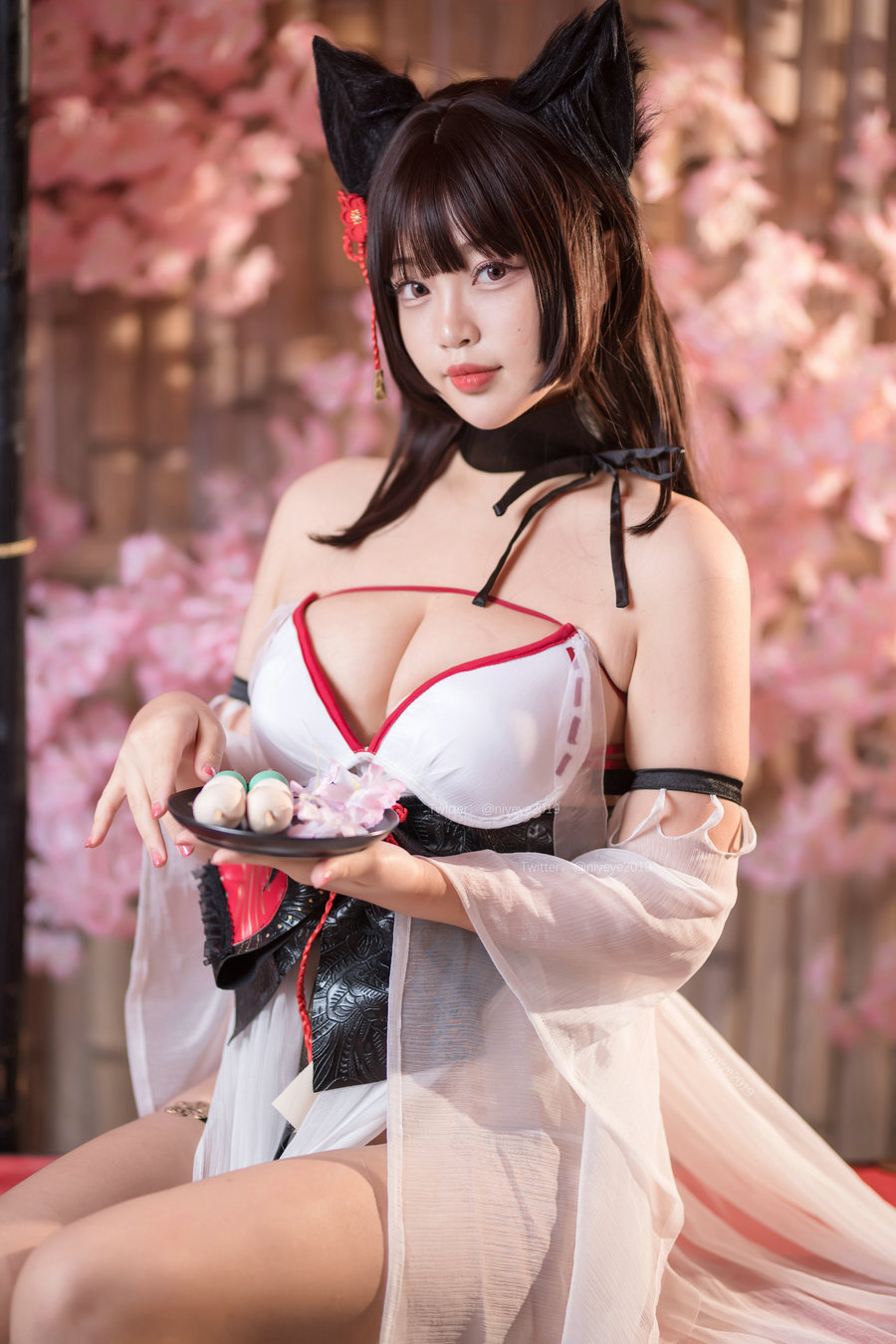 萌系小姐姐-白烨- – 湿身天诚泳装 [61P2V-1.72GB]-优选资源网