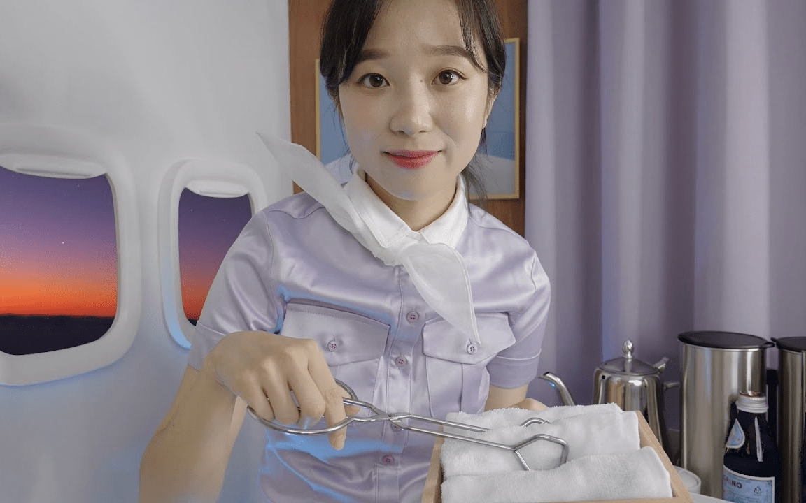 [Latte]在飞机上享受空姐的睡眠护理服务|角色扮演-Latte ASMR-优选资源网