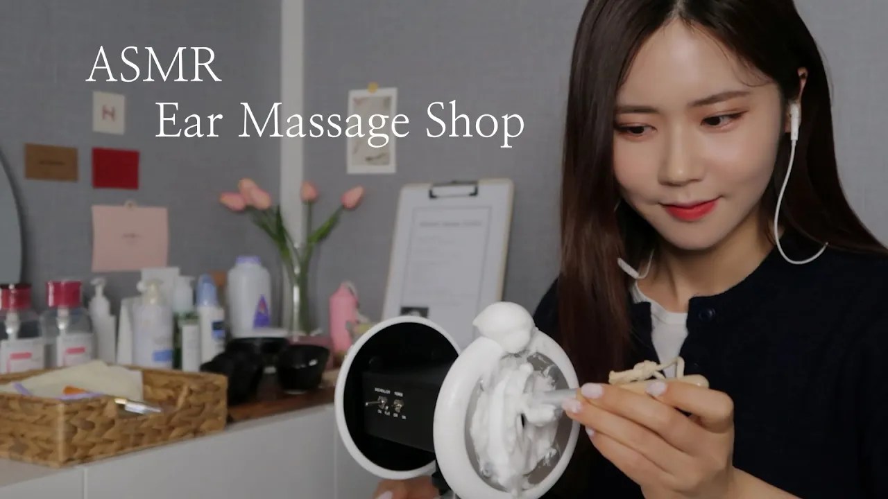 [Mongsilunnie]舒适的耳部按摩护理店|深度放松|无人声-ASMR몽실언니Mongsilunnie-优选资源网