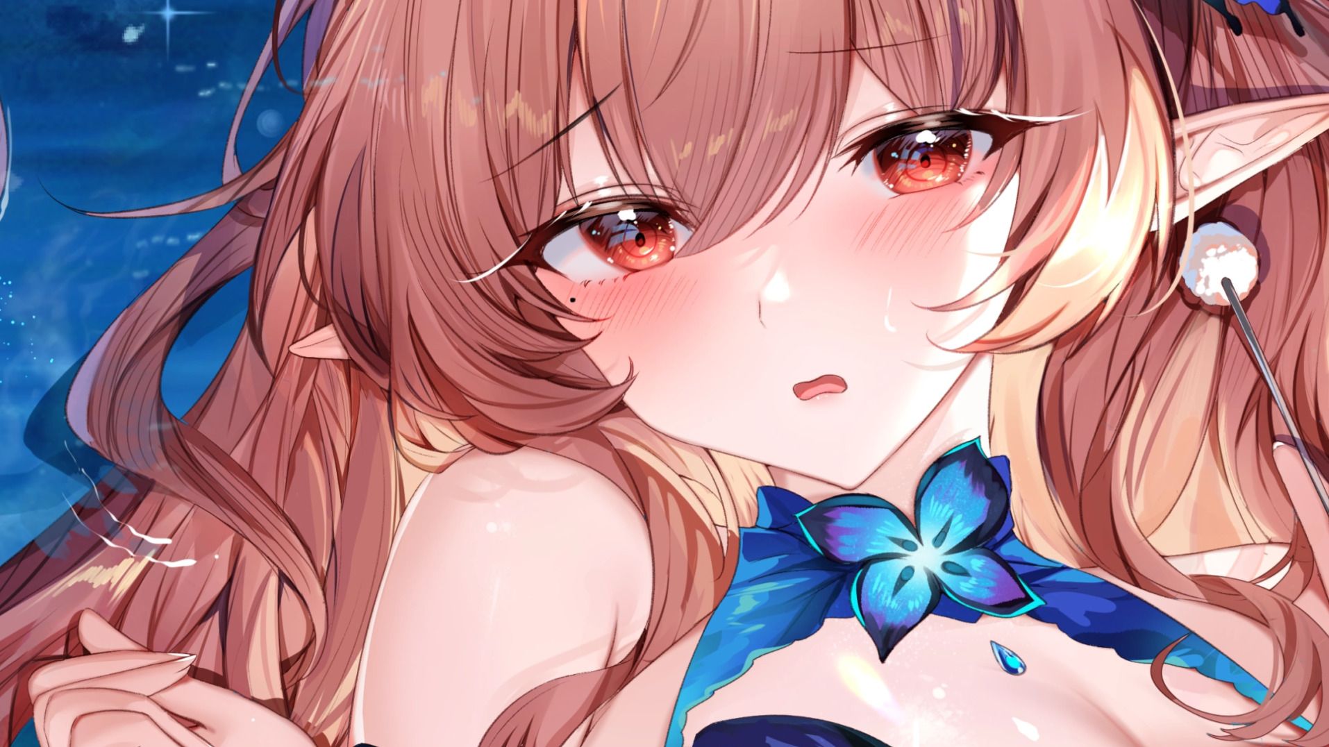 [烛灵儿Hikari] 雨夜里湿润浓厚的舌面耳舐，感受被窝限定的独特包裹感-迷路的番茄-优选资源网