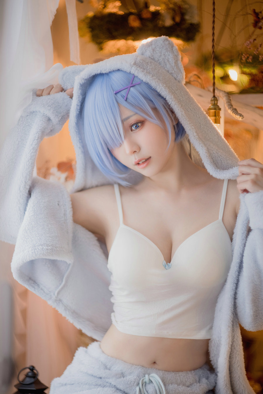 Ely_eee(ElyEE子) – Rem Pajamas [22P1V-56MB]-优选资源网