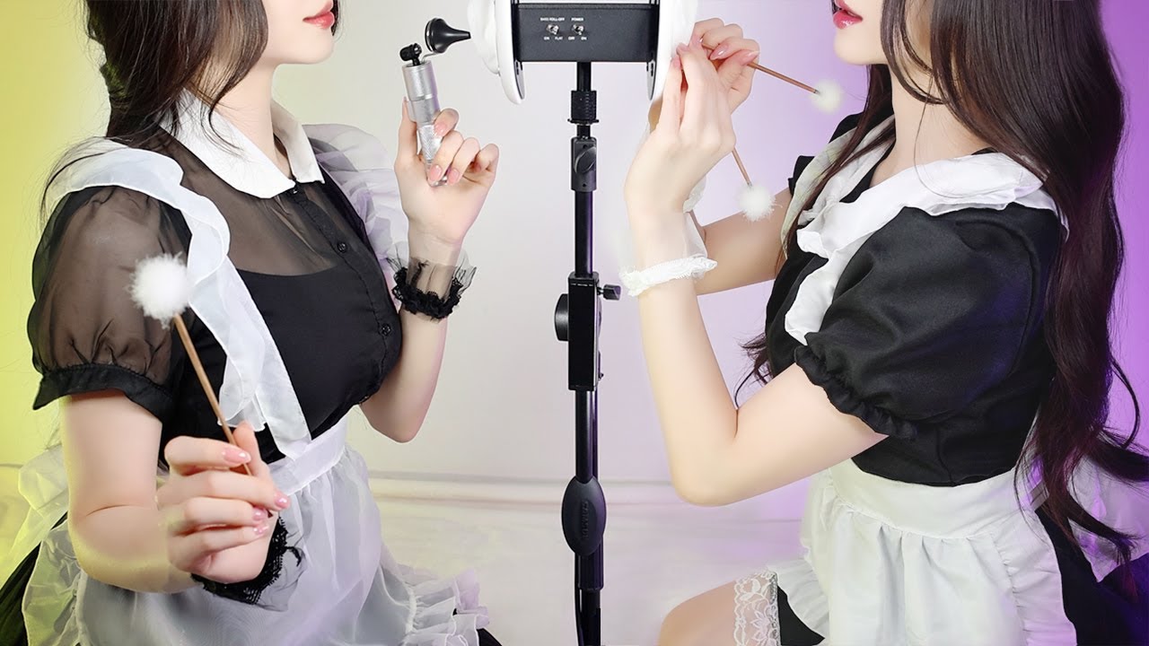 [Workt]双胞胎女仆耳朵清洁全过程|温柔耳语-Workt ASMR-优选资源网