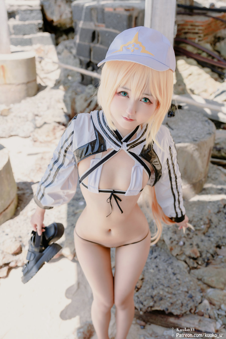 (Cosplay) [KuukoW] Kuuko クー子 – Summer Altria Caster(Fate Grand Order)[31P168MB]-优选资源网
