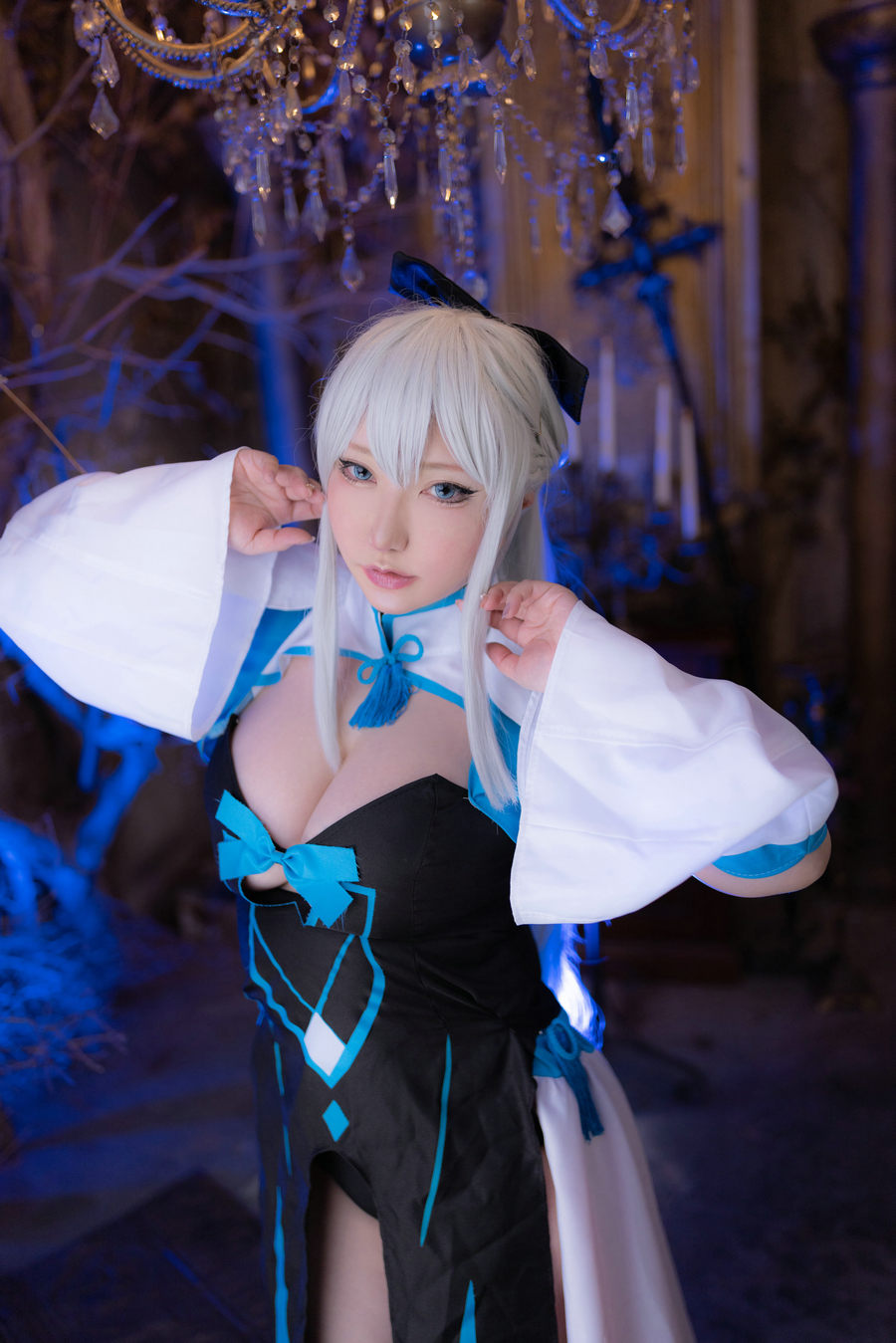 (Cosplay) [Shooting Star\’s (SAKU サク)]  – Morgan le Fay (FGO) [199P553MB]-优选资源网