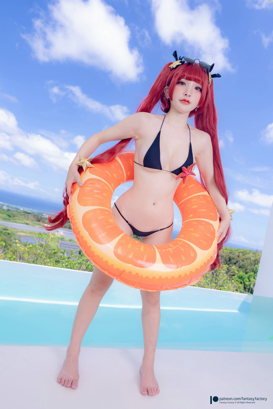 [Fantasy Factory] 小丁Cosplay写真 – 檀香山泳衣 [29P-368MB]-优选资源网