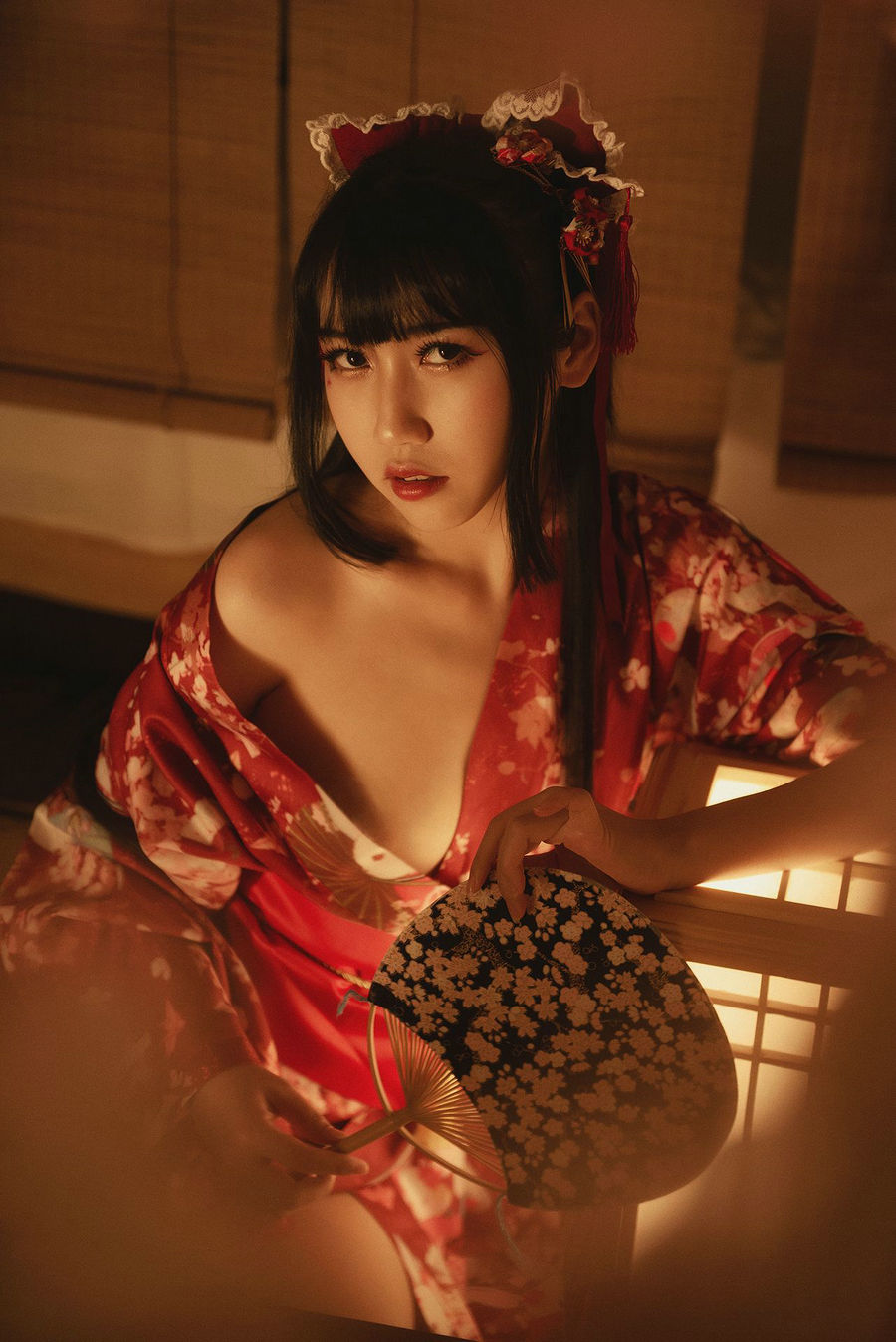 微博人气Coser不呆猫 – 捆绑和服 [110P2V-205MB]-优选资源网