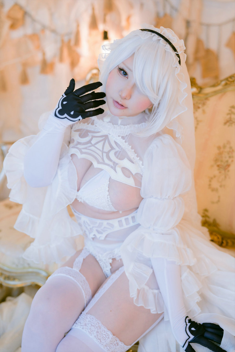 (Cosplay) [Shooting Star\’s (SAKU サク)] – 2Bbridal [360P144MB]-优选资源网