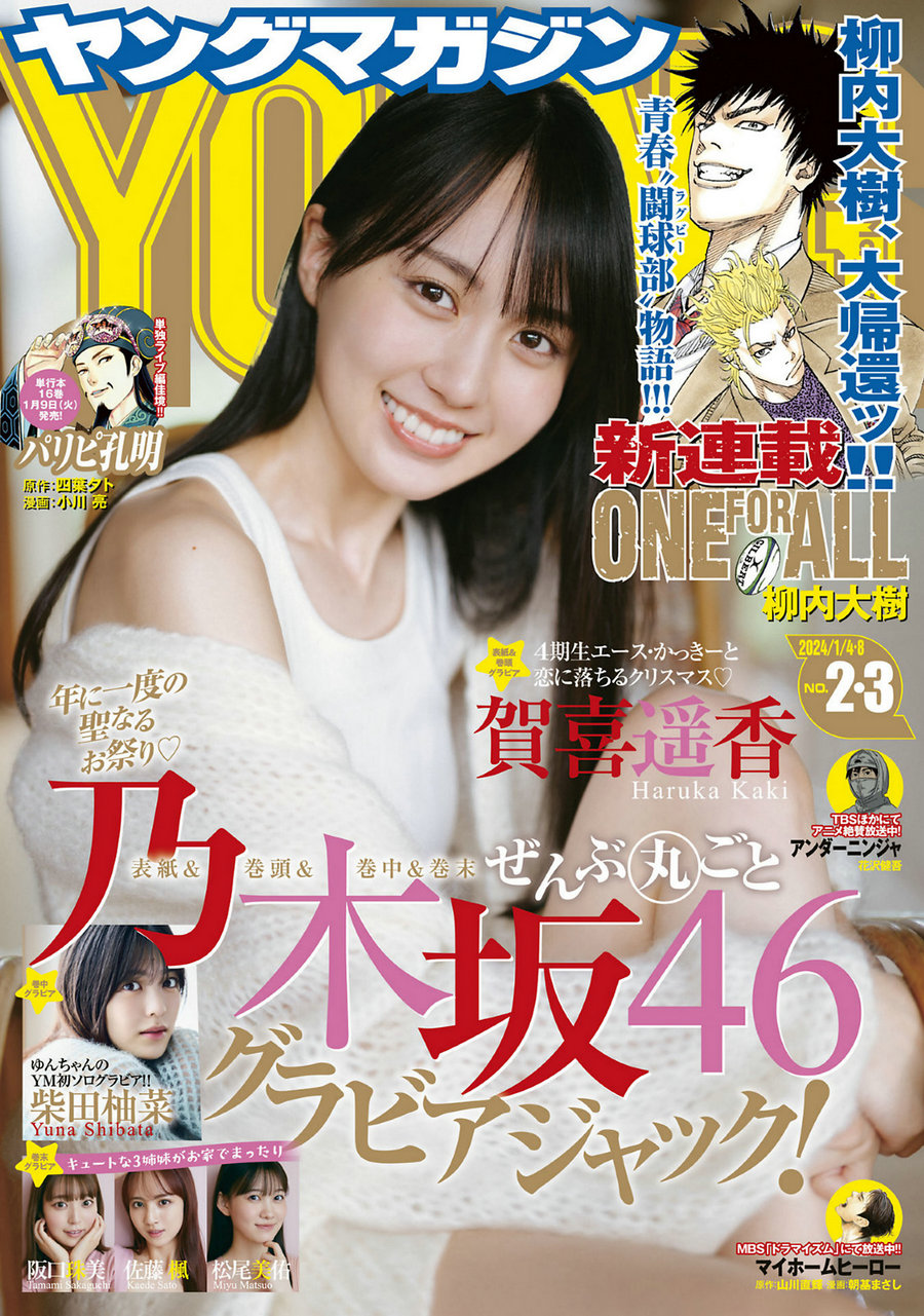[Young Magazine] 2024 No.02-03 嘉喜遥香 柴田柚菜 [14P]-优选资源网