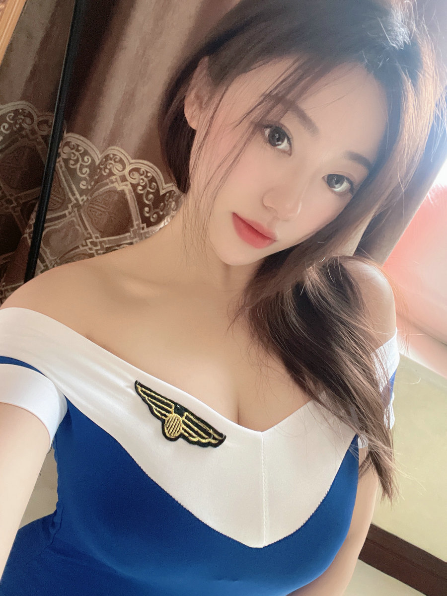 奶宝妹纸 – 蓝色制服 [12P12V-161MB]-优选资源网