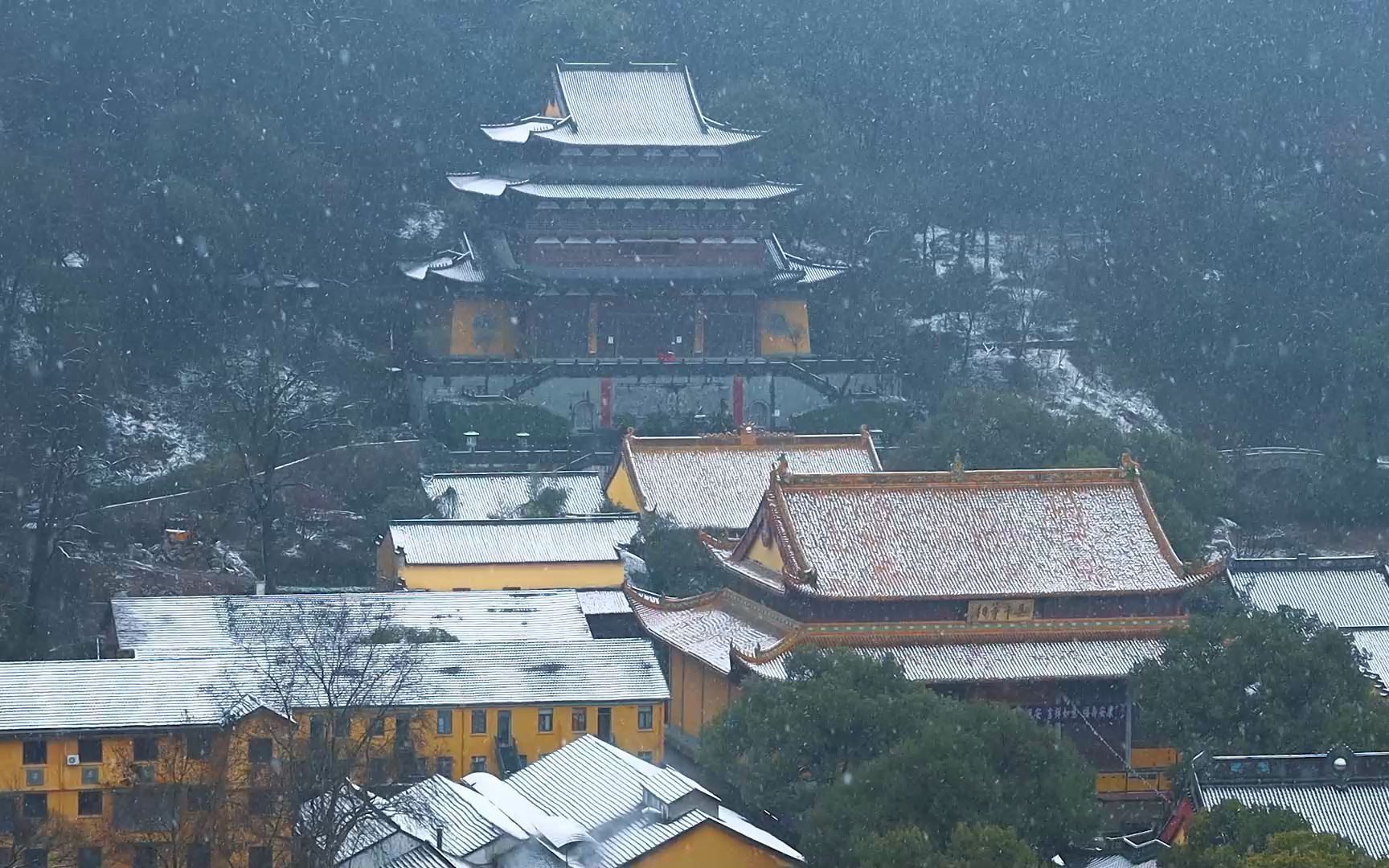 [小予的白噪音]南屏晚钟|敲木鱼|钟声|下雪天-白噪音频道-优选资源网