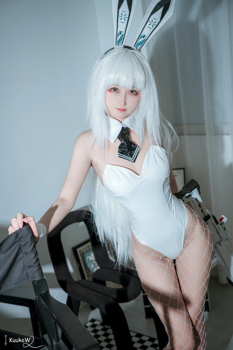 (Cosplay) [KuukoW] Kuuko クー子 – Nikke Goddess of Victory-Blanc [34P-121MB]-优选资源网