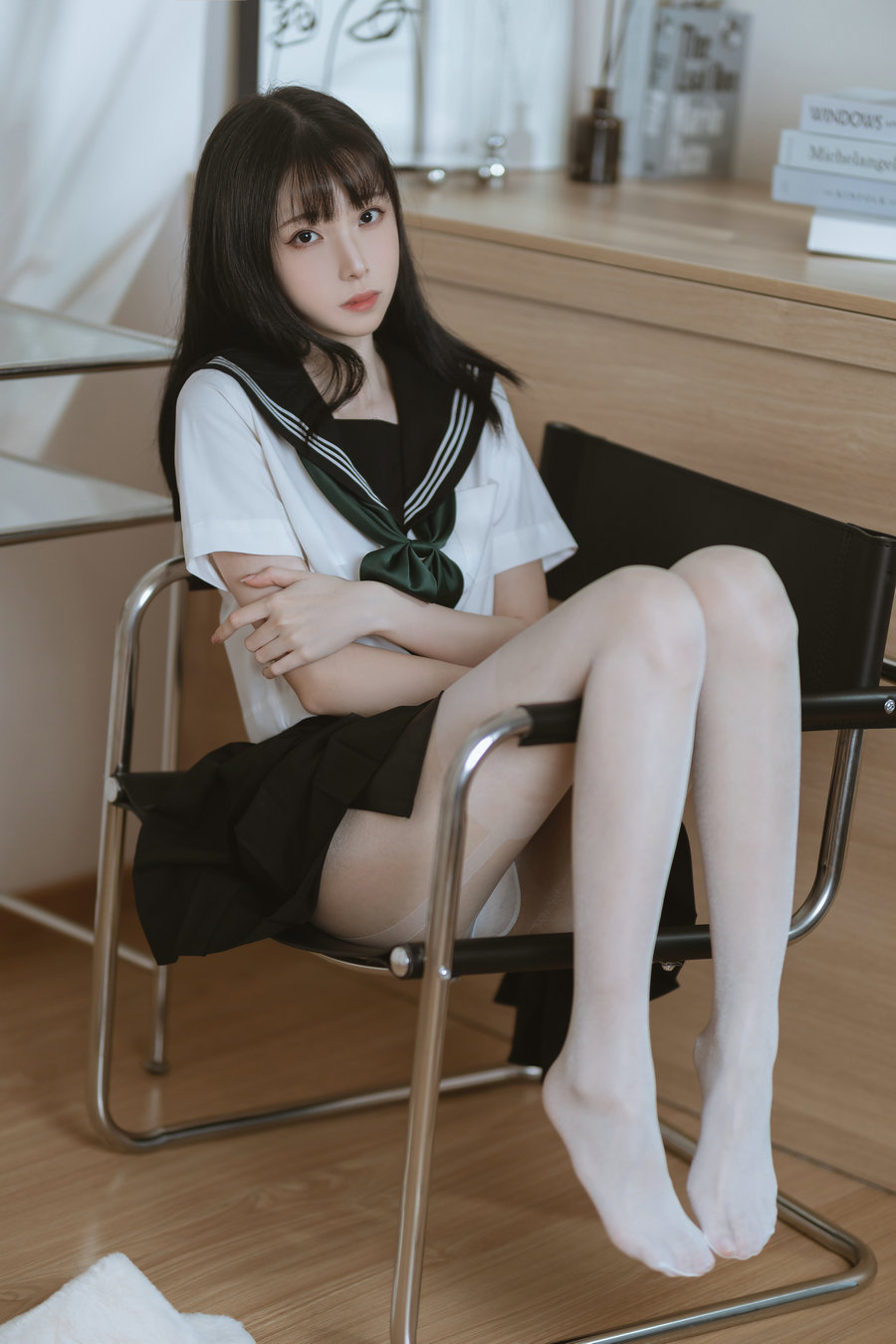 许岚(叁月life) – 白丝水手服 [40P-607MB]-优选资源网