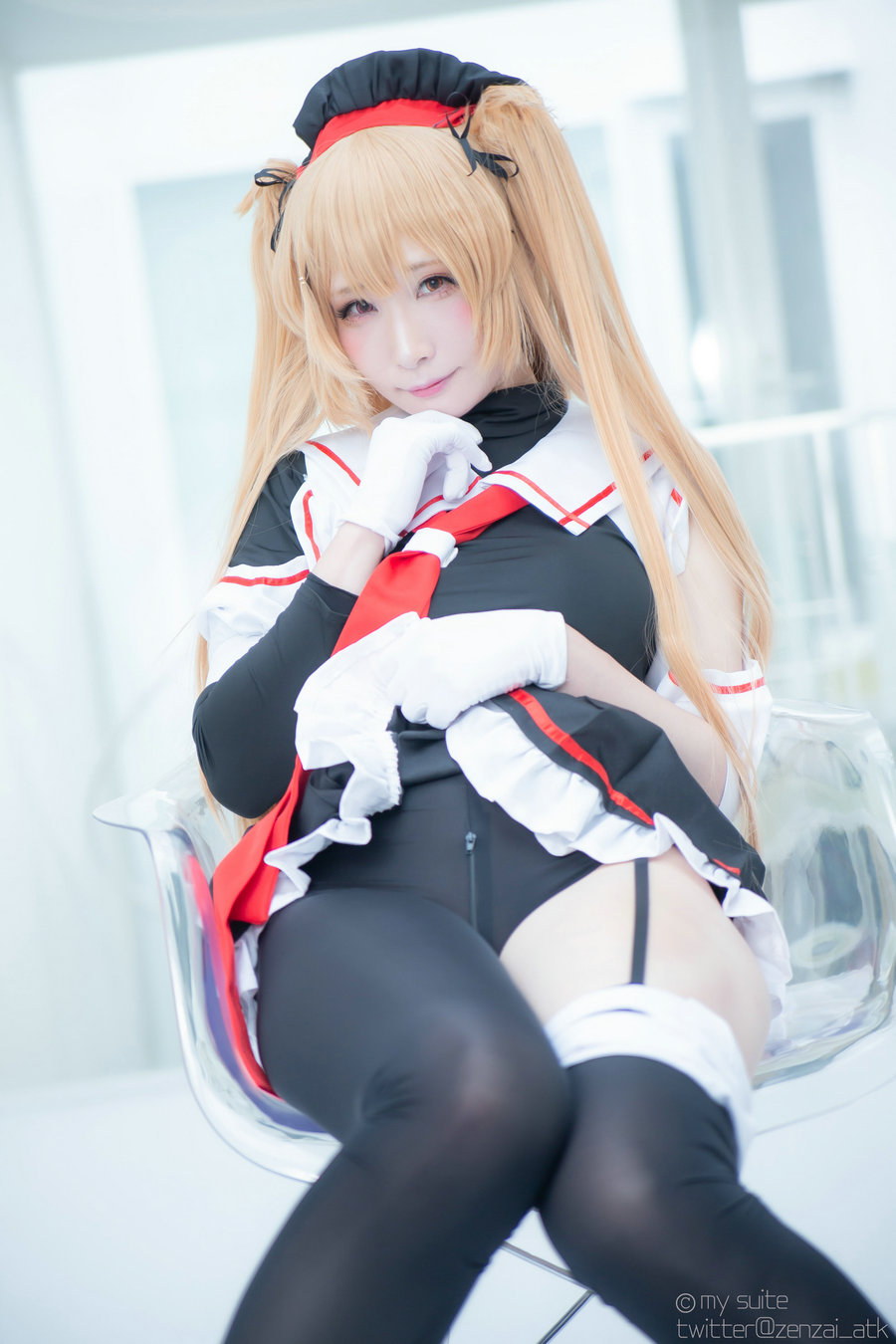 (Cosplay)[my suite] Atsuki あつき – KanColle Murasame Kai 2 艦これ 村雨改二 Suite Colle…-优选资源网