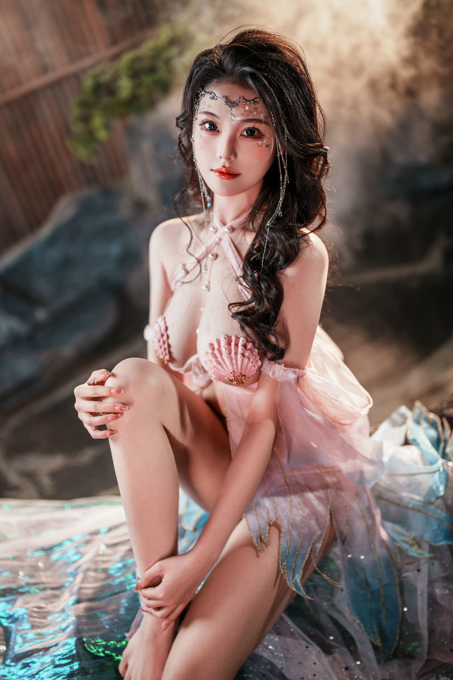 萌系小姐姐蜜汁猫裘 – 美人鱼 [63P1V-2.29GB]-优选资源网
