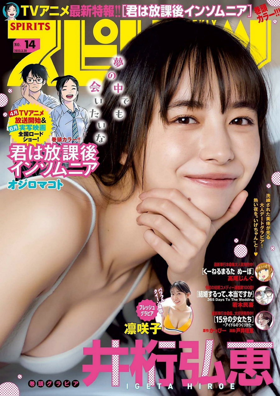 [Weekly Big Comic Spirits] 2023 No.14 Hiroe Igeta 井桁弘恵 & Risako 凛咲子 [11P]-优选资源网