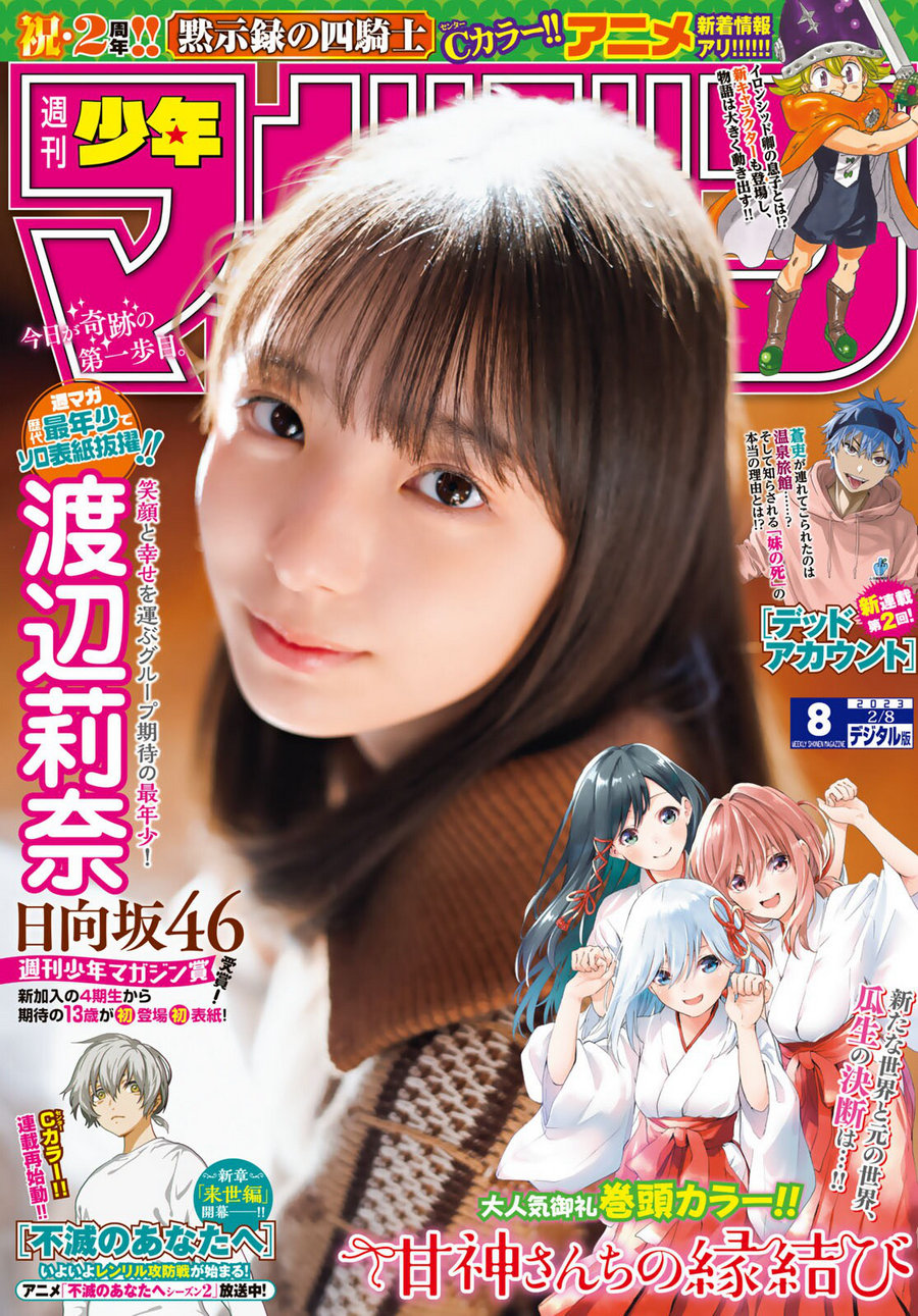 [Shonen Magazine] 2023 No.08 日向坂46 渡辺莉奈 [13P]-优选资源网