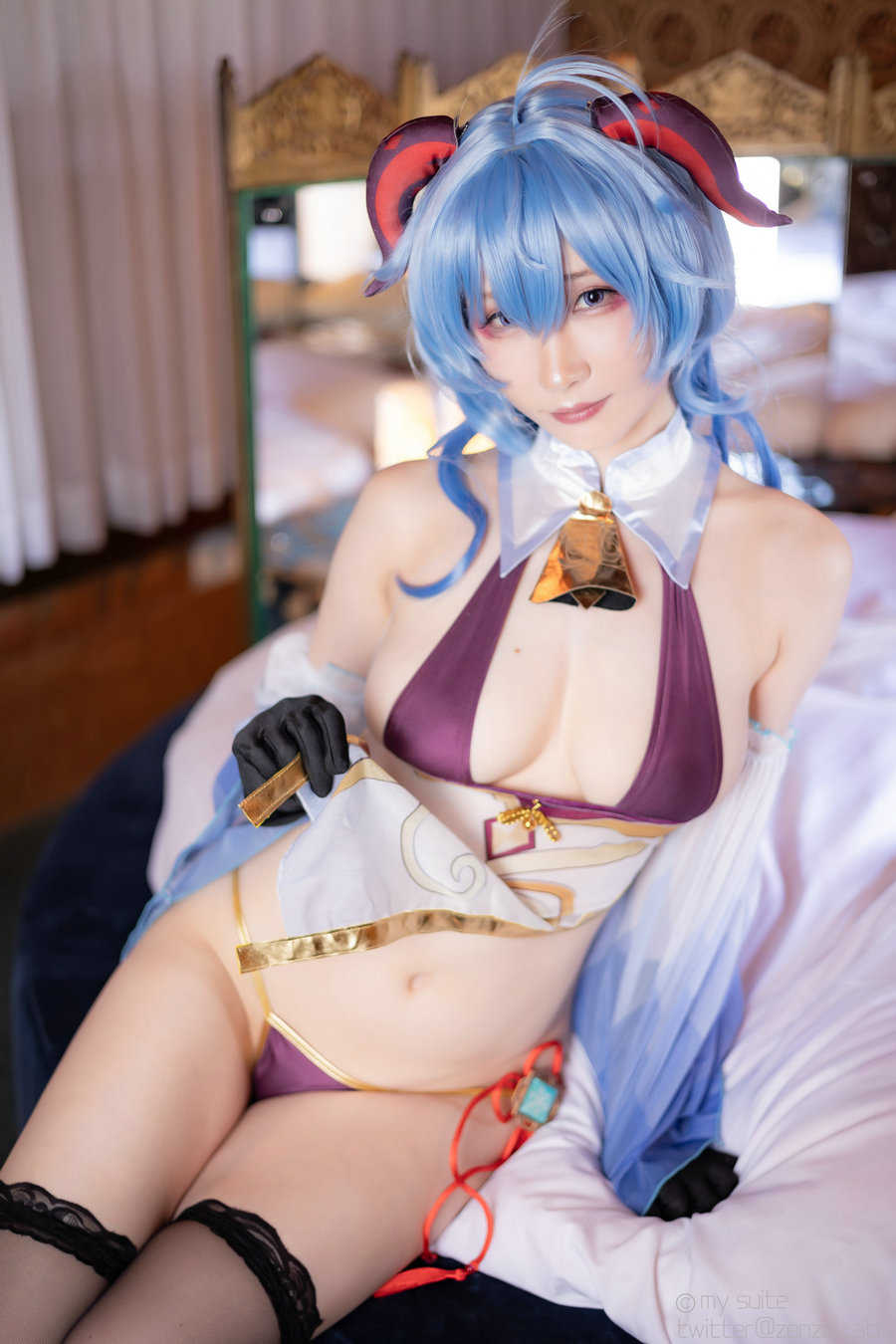 (Cosplay) [my suite] Atsuki あつき – Shenhe & Ganyu 原神 申鶴・甘雨ROM [310P1V784MB]-优选资源网