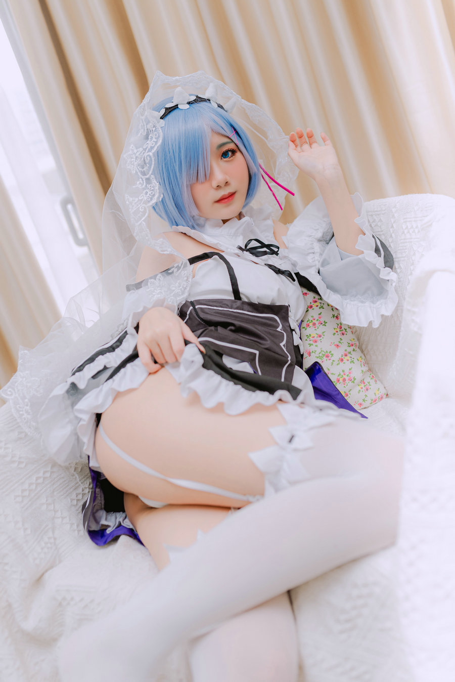 PoppaChan – Rem maid-Re-Zero [20P-105MB]-优选资源网
