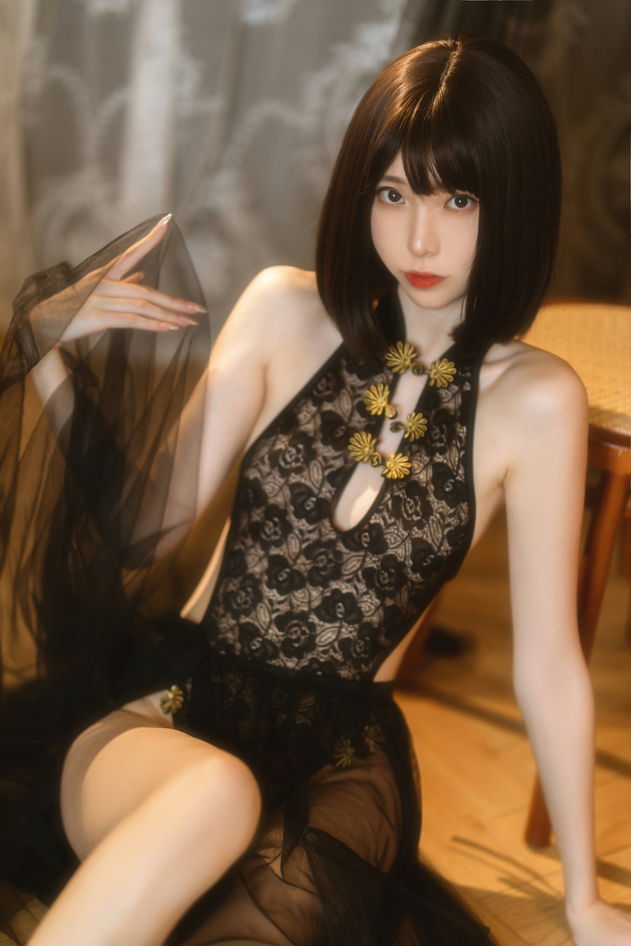 许岚(叁月life) – 纯欲黑纱 [40P-1.17GB]-优选资源网