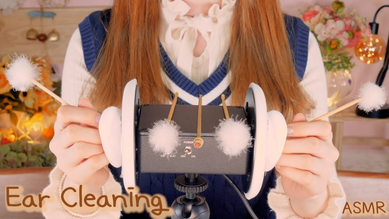 [Boyoung]帮朋友清洁10年的耳垢（耳部消毒，木质耳塞，柔软的绒毛）-ASMR Boyoung 반보영-优选资源网