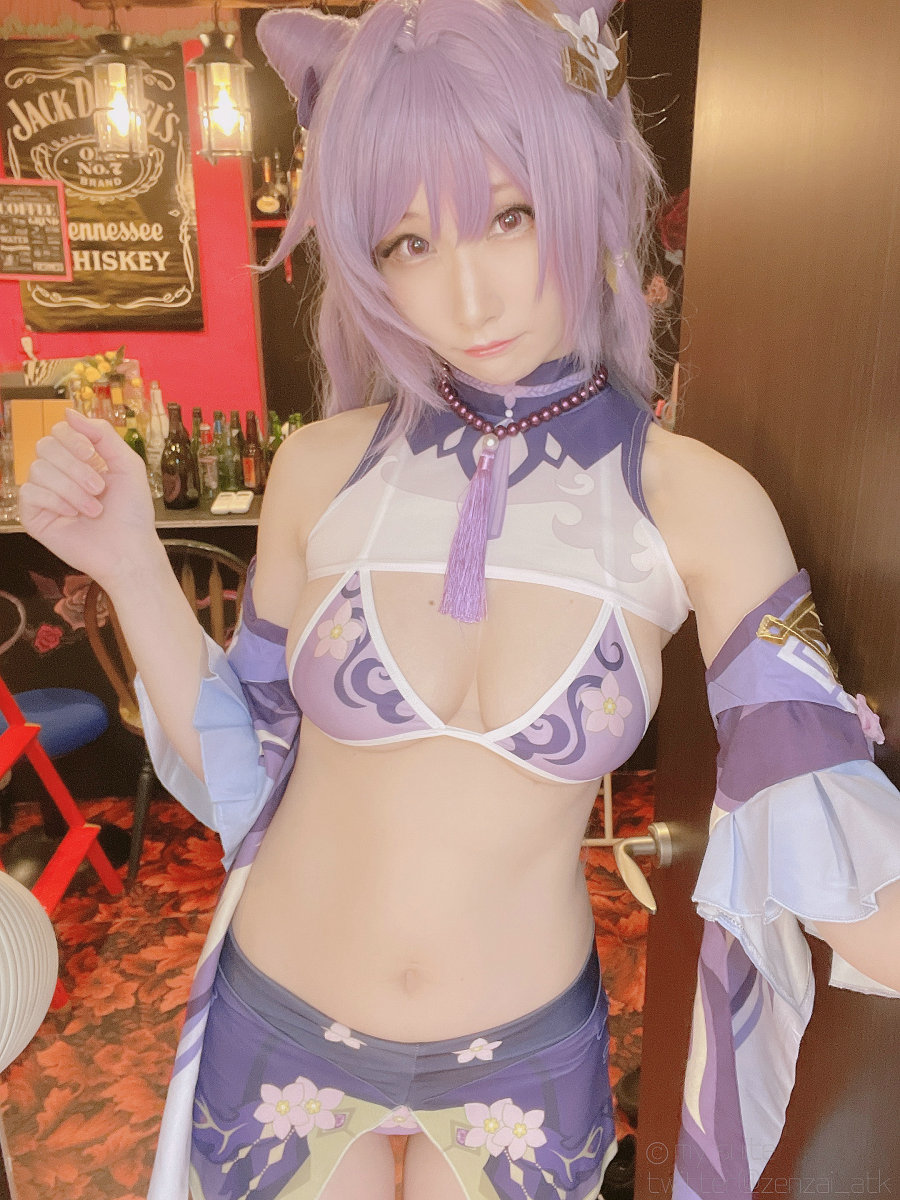 (Cosplay)[my suite] Atsuki あつき – Keqing 刻晴 (Genshin Impact) [47P67MB]-优选资源网