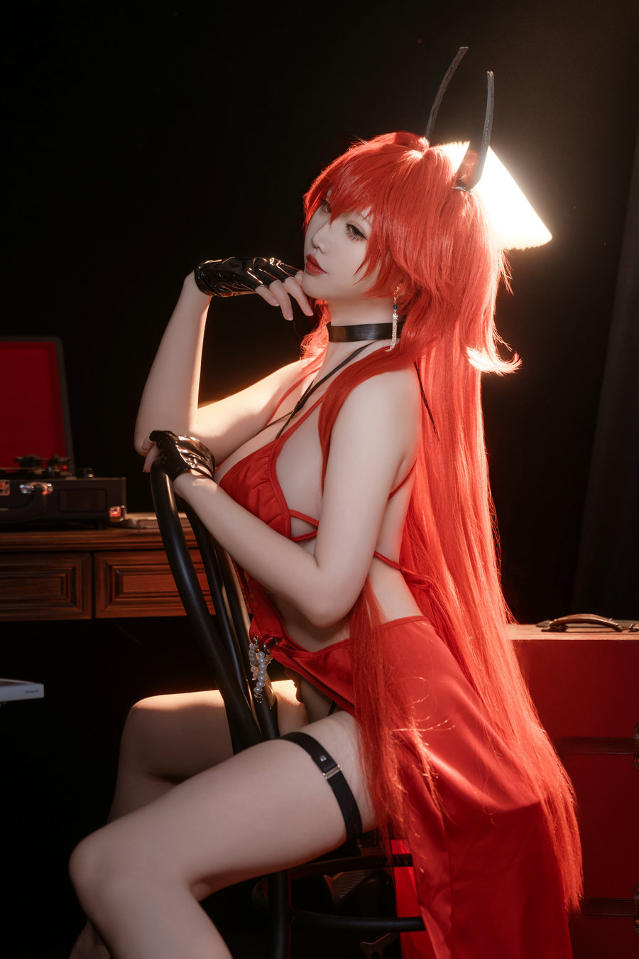 可爱人气Coser面饼仙儿 – Nikke 小红帽礼服 [24P-245MB]-优选资源网