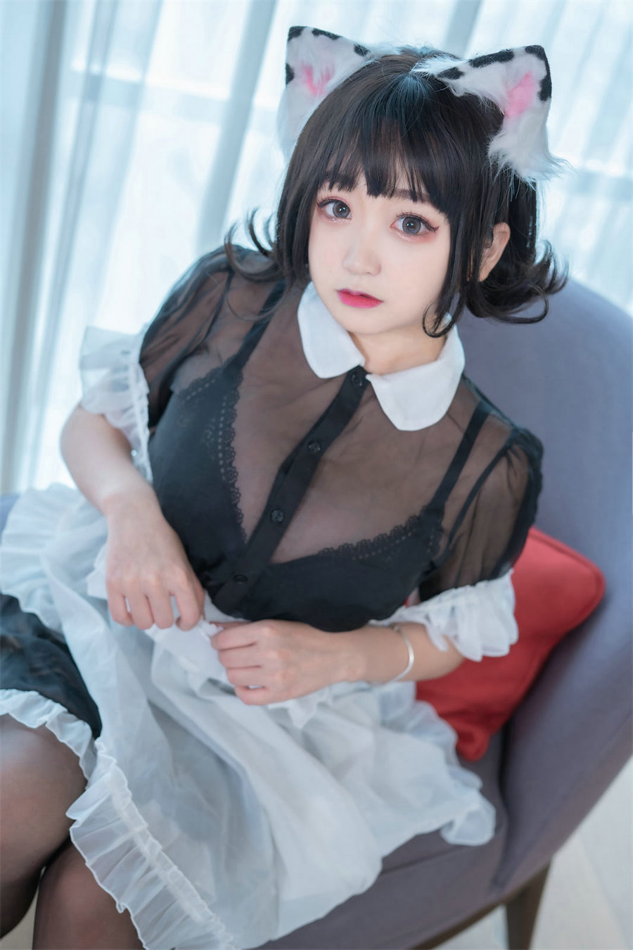 动漫博主恩田直幸 – 奶牛猫女仆 [46P-368MB]-优选资源网