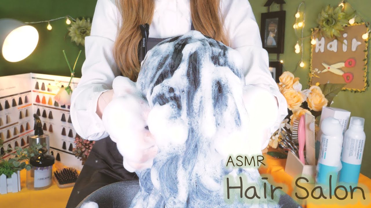 [Boyoung]超级助眠的美发沙龙|头皮按摩|洗发水泡沫-ASMR Boyoung 반보영-优选资源网