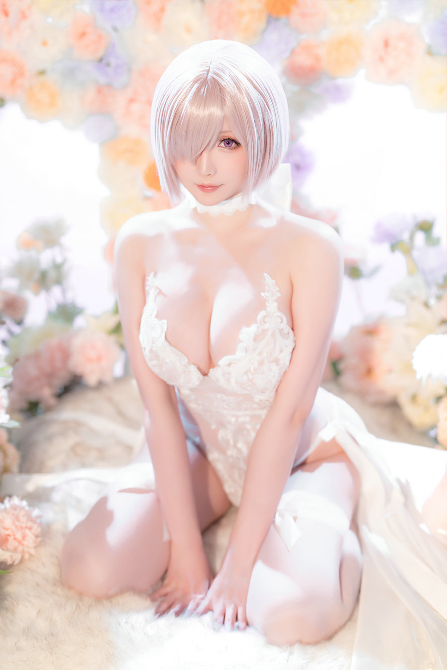 Coser小姐姐星之迟迟 – 玛修同人婚纱 [78P1V-425MB]-优选资源网