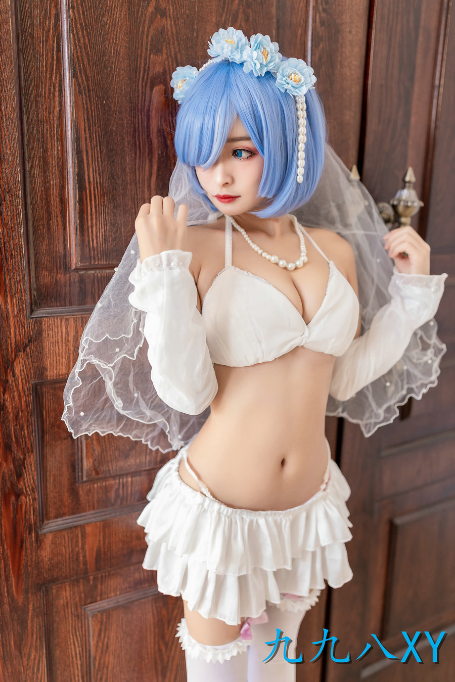 动漫博主九九八XY – 蕾姆花嫁 [42P-199MB]-优选资源网