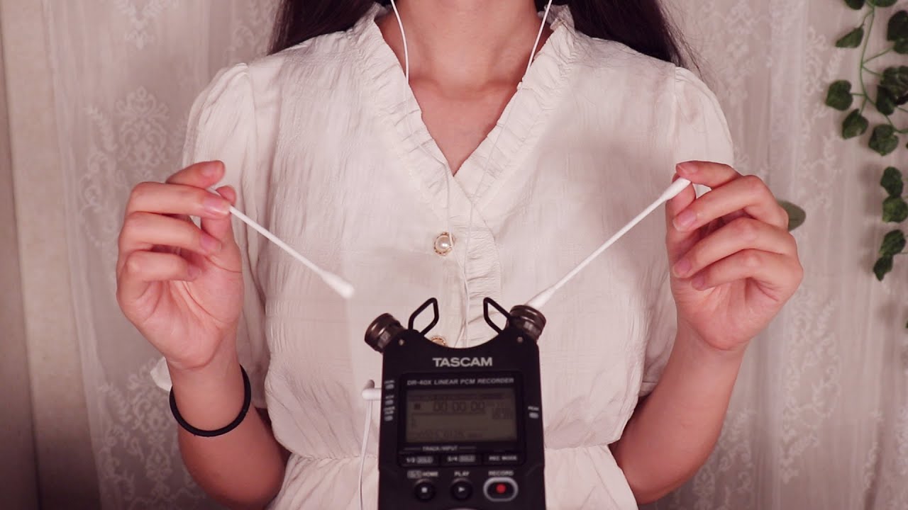 [Judith] 用纯白的棉签打扫厚厚的耳垢，立体感十足-ASMR 사고뭉치Judith-优选资源网