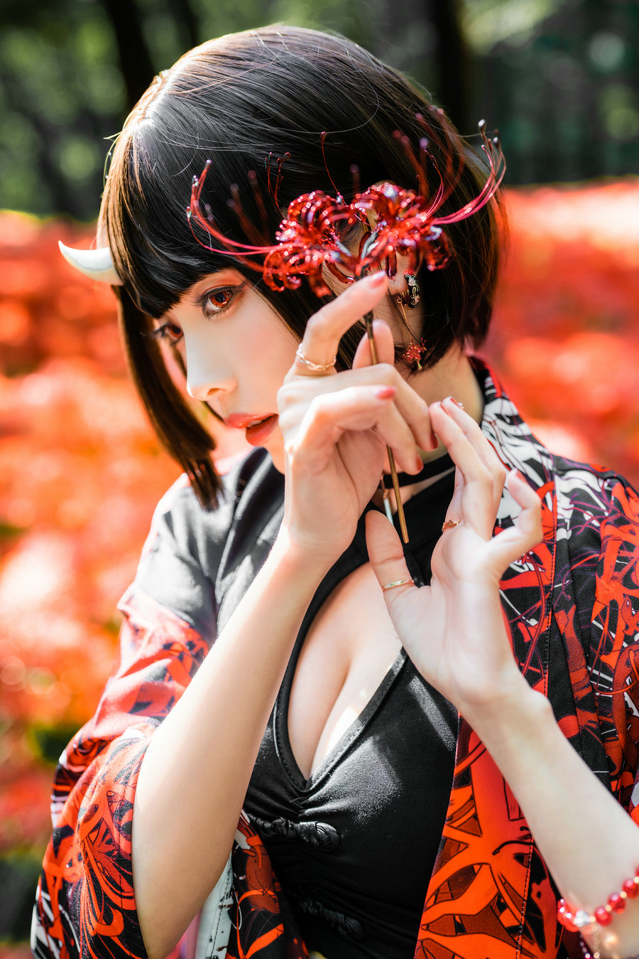 Ely_eee(ElyEE子) – Red Higanbana 殷紅彼岸 [36P-123MB]-优选资源网
