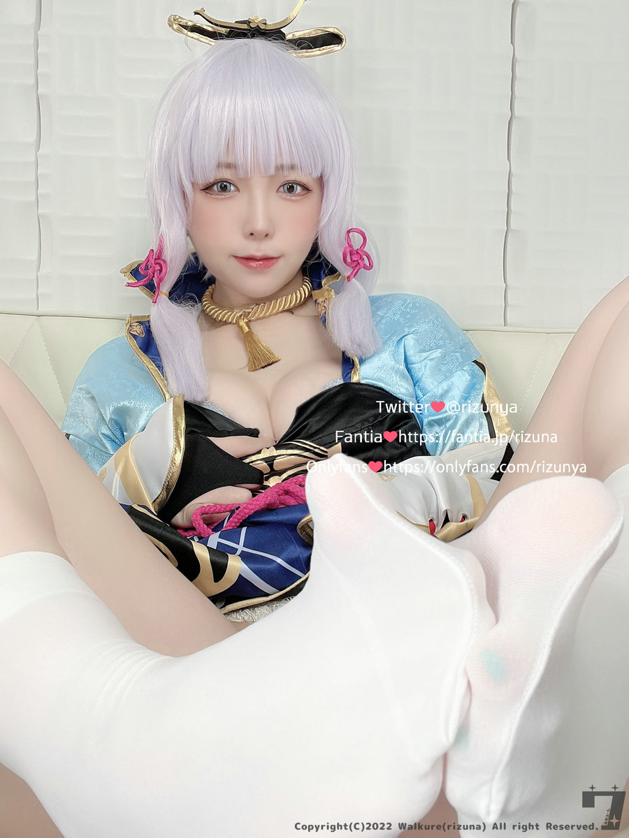 Rizuna – Ayaka (Genshin Impact) [8P-22MB]-优选资源网