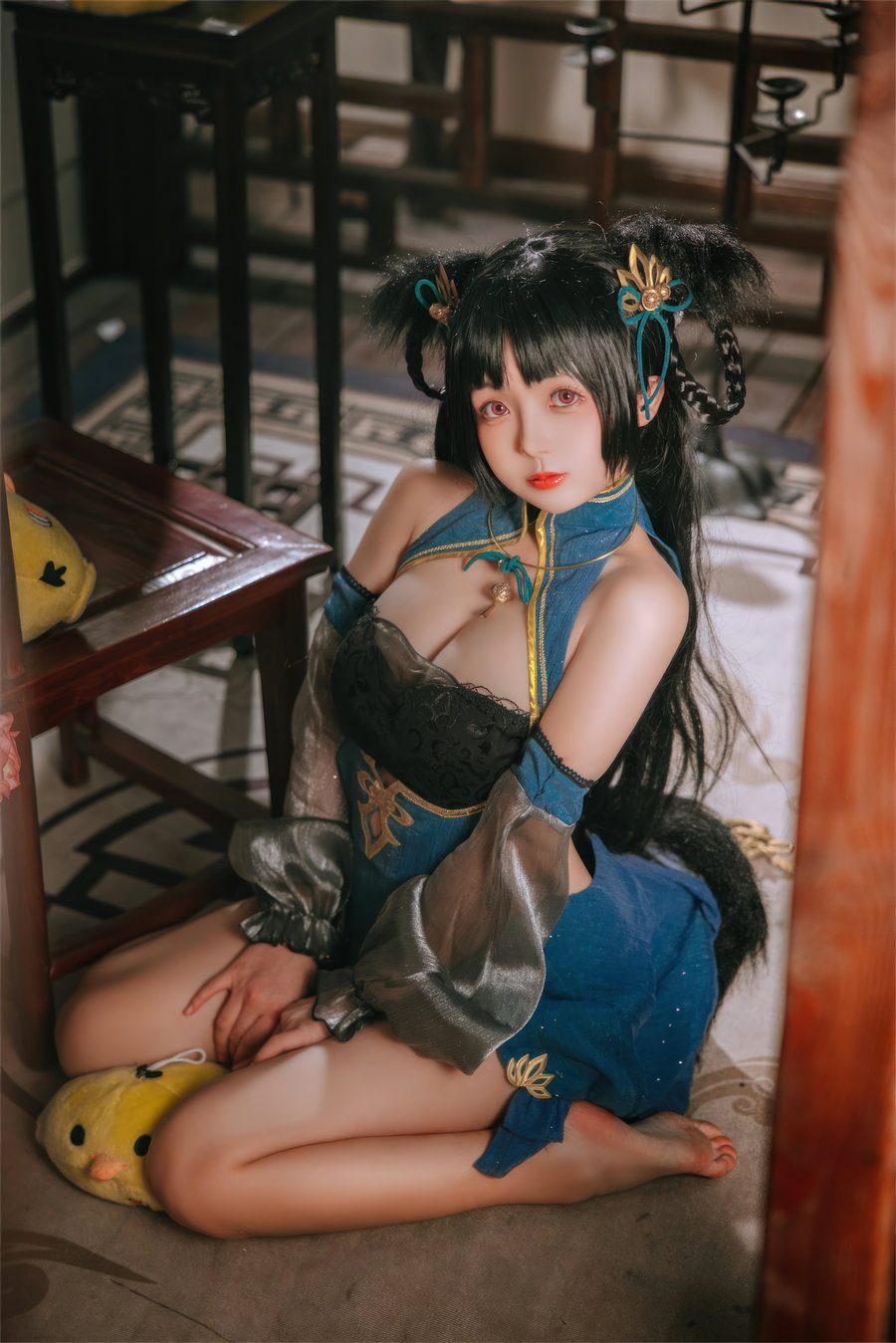 Cosplay日奈娇 – 碧蓝航线 大潮旗袍 [25P-161MB]-优选资源网