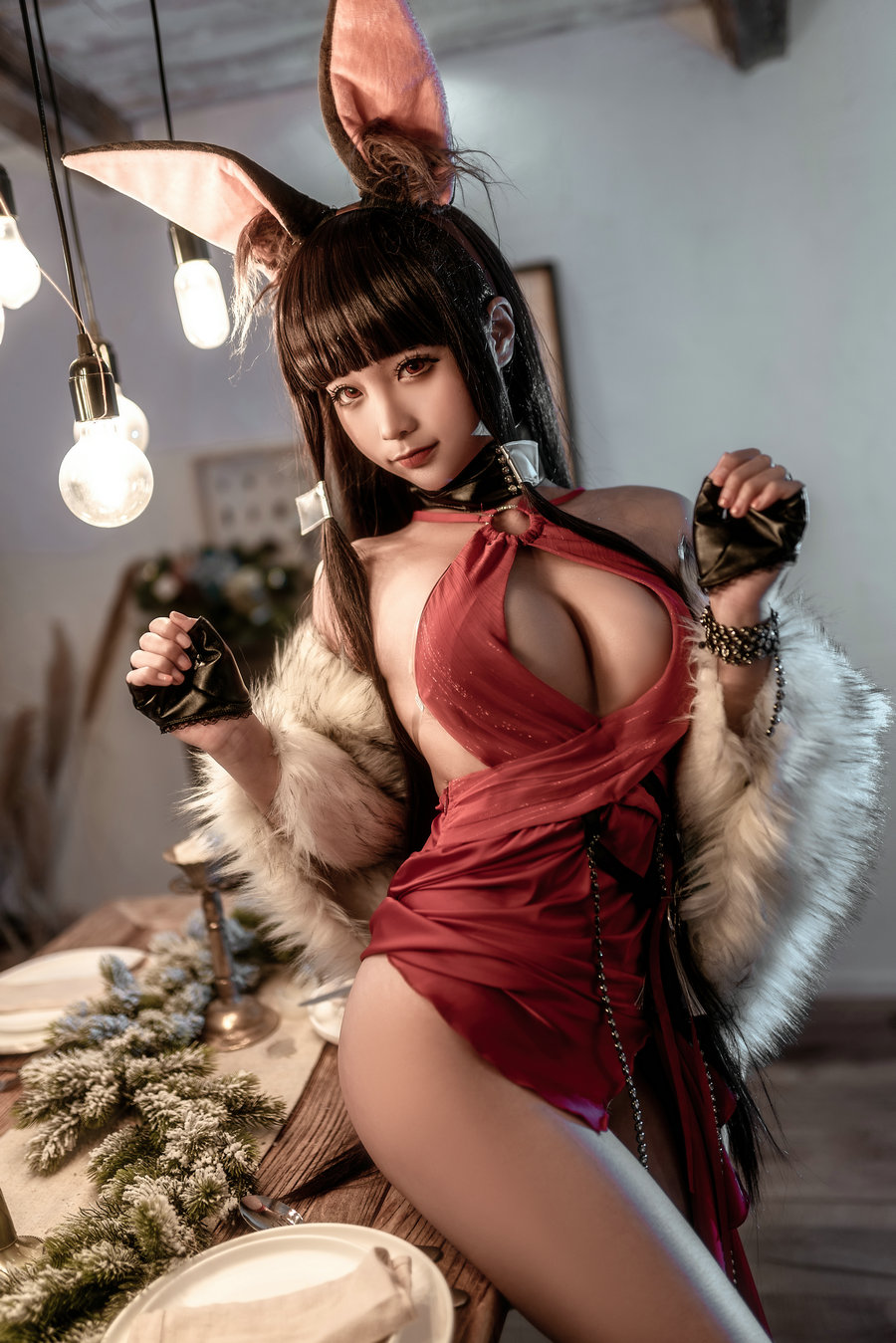 动漫博主蠢沫沫 – Akagi Ruby-Laced Beauty (Azur Lane) [40P-311MB]-优选资源网