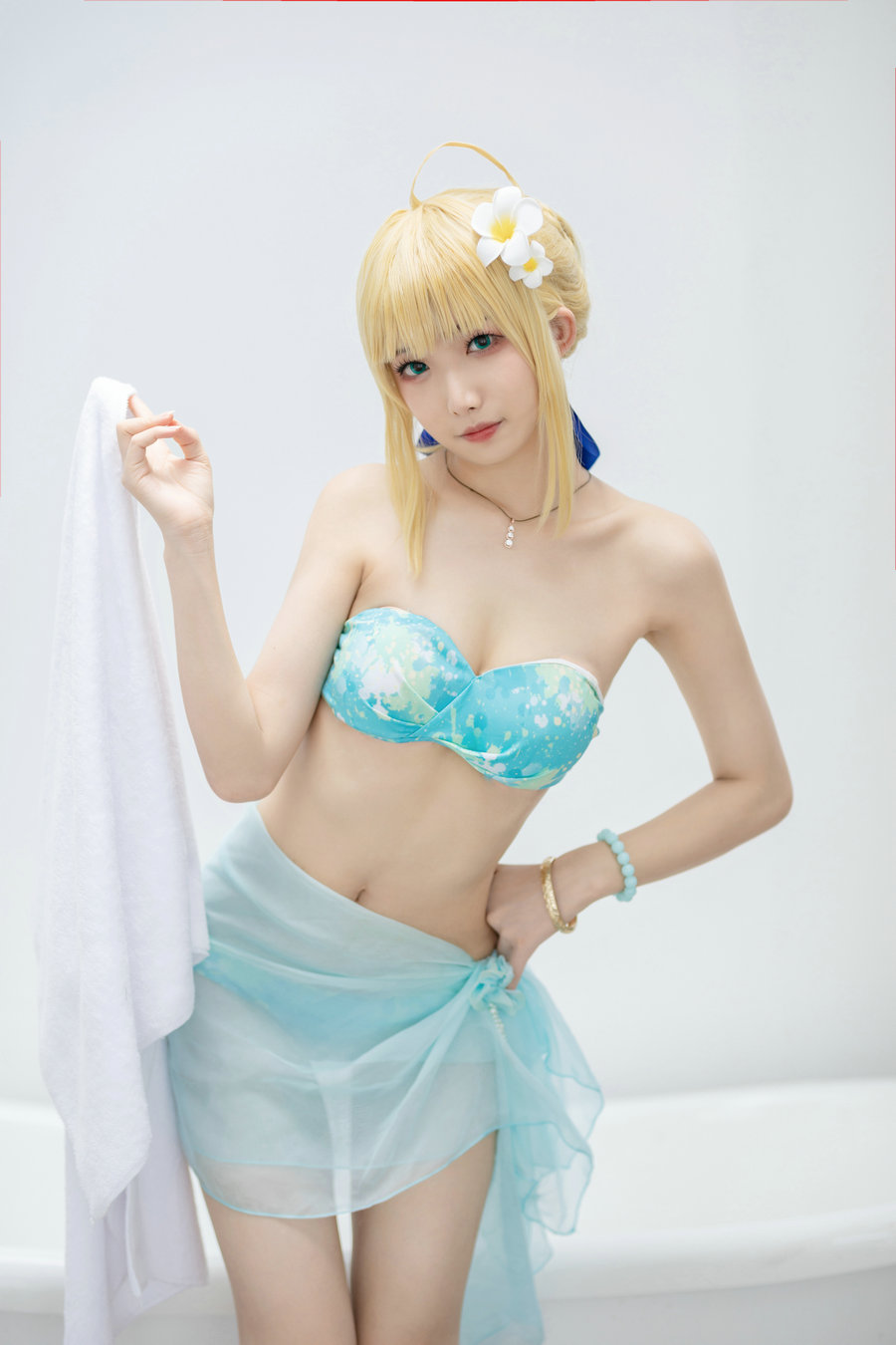 动漫博主封疆疆v – saber水着 [49P-569MB]-优选资源网