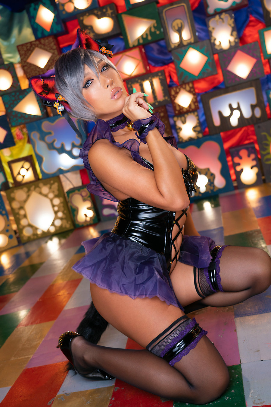 [Cosplay][nonsummerjack] non – ハロウィンキャットだにゃにゃにゃん [70P189MB]-优选资源网