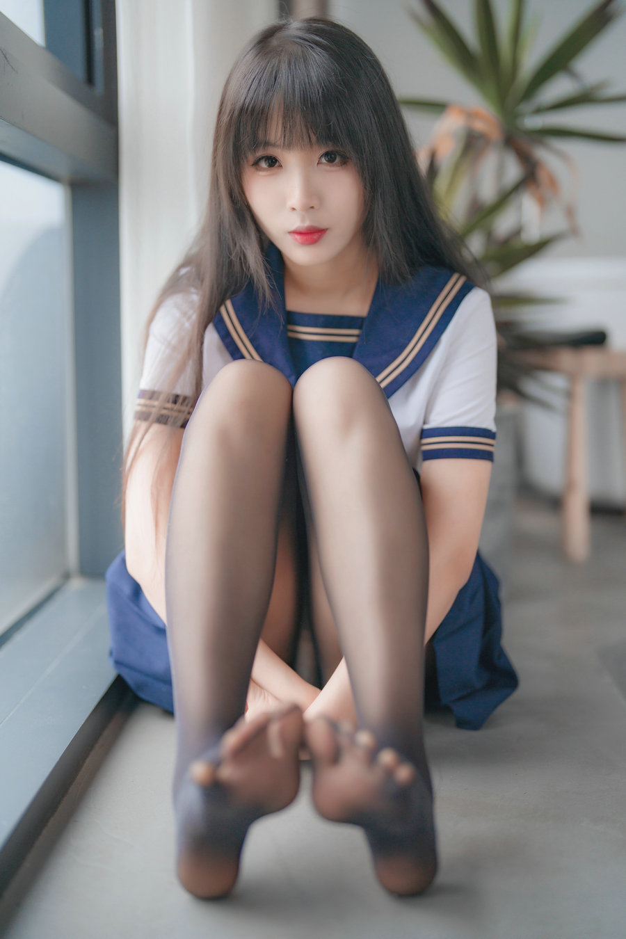 轩萧学姐 – 五月舰长 黑丝JK内衣 [32P-112MB]-优选资源网