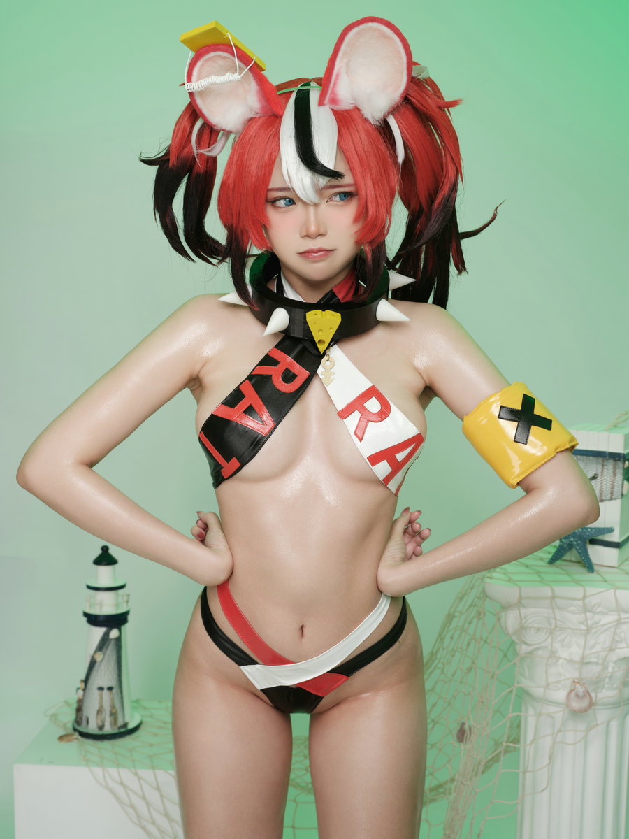 ZinieQ – Hakos Baelz Pole Dancing [38P2V-1.13GB]-优选资源网