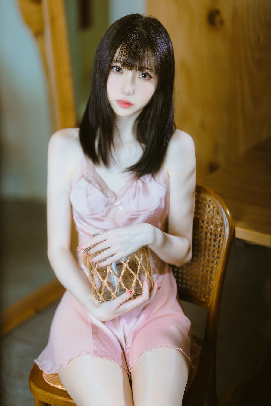 许岚(叁月life) – 半透粉纱 [40P-836MB]-优选资源网